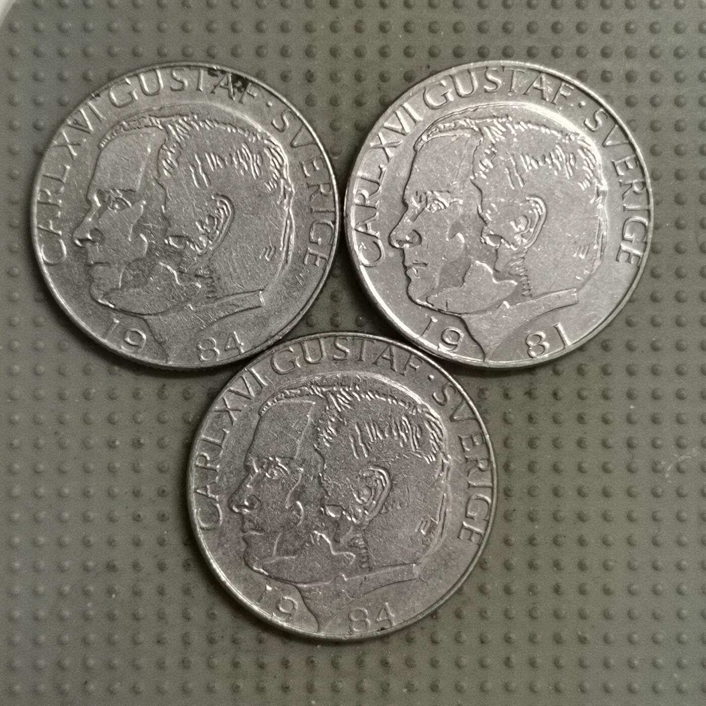 2025年第140场各国散币拍卖（总第140场） 瑞典1克朗3枚