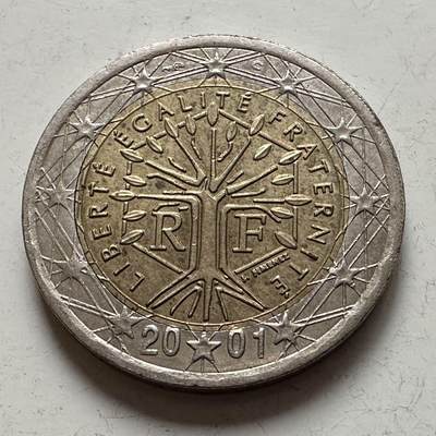 🌹外币初藏🌹🐯2025年第141场  每周二四六晚8️⃣点 接代拍 - 法国2001年2欧元