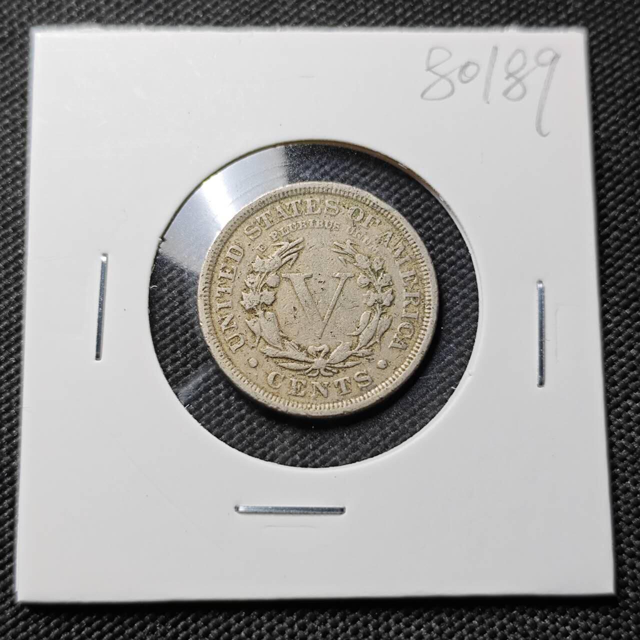 KK钱币收藏小铺 第380期  2月预留时间 周末发货  美国5分镍币