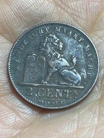 2025年第一百三十七场(总第一百六十三场）外国好品散币场(免佣金) - 比利时🇧🇪1905年2分(利奥波德二世时期，荷语版)