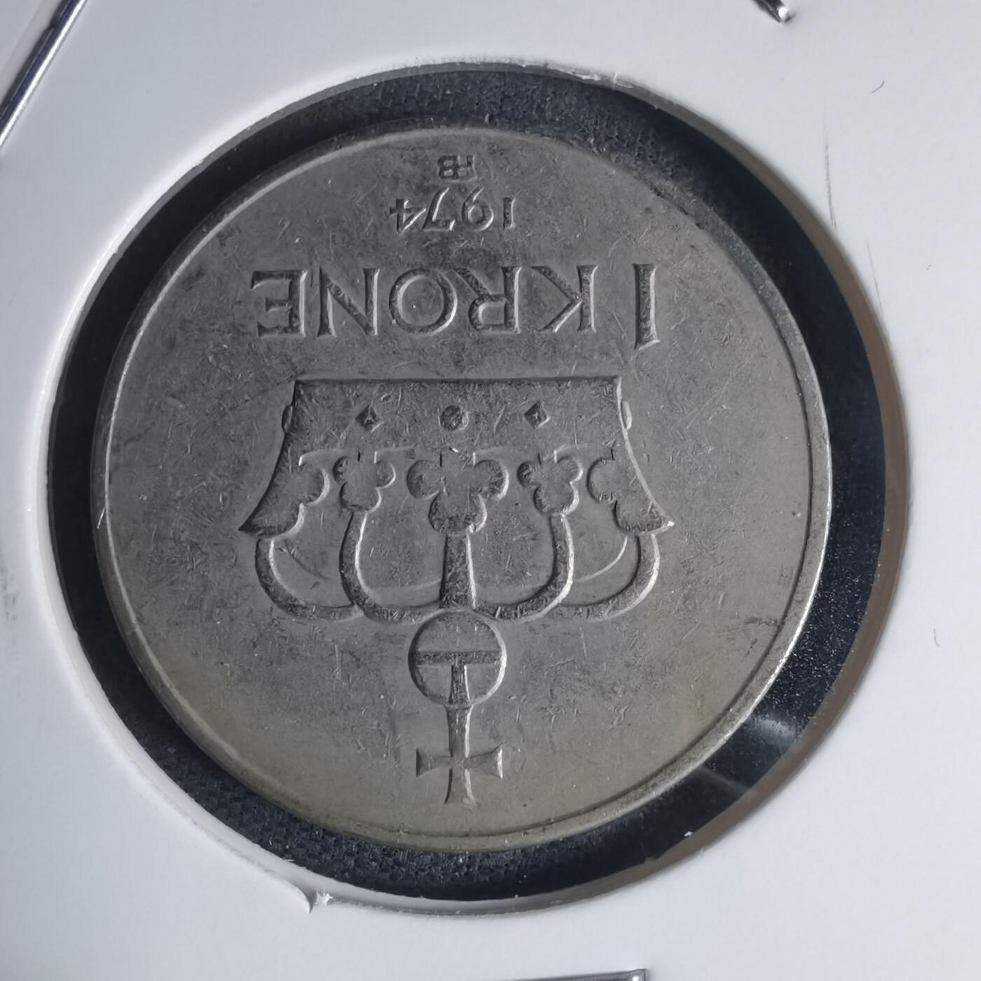 沼泽如烟--第935场 挪威1974年1克朗