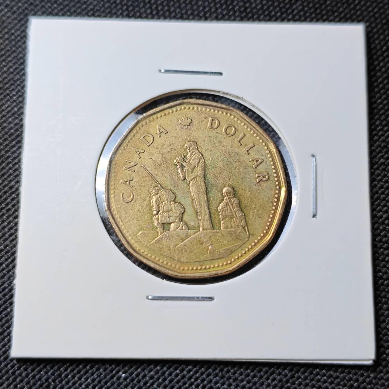 KK钱币收藏小铺 第380期  2月预留时间 周末发货  加拿大1元纪念币