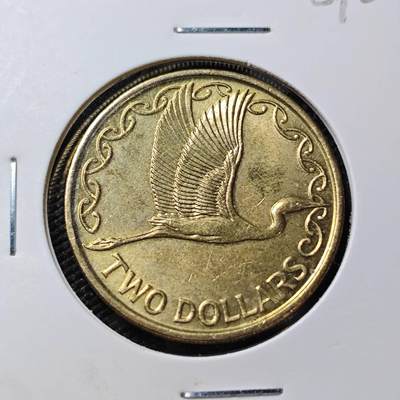 KK钱币收藏小铺 第381期  2月预留时间 周末发货 - 1990新西兰2元 