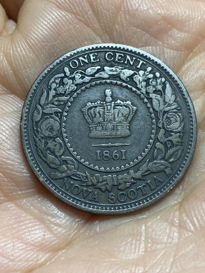 2025年第一百三十七场(总第一百六十三场）外国好品散币场(免佣金) - 流通好品–新斯科舍1861年1分(维多利亚女王时期，首发年仅发行3年)