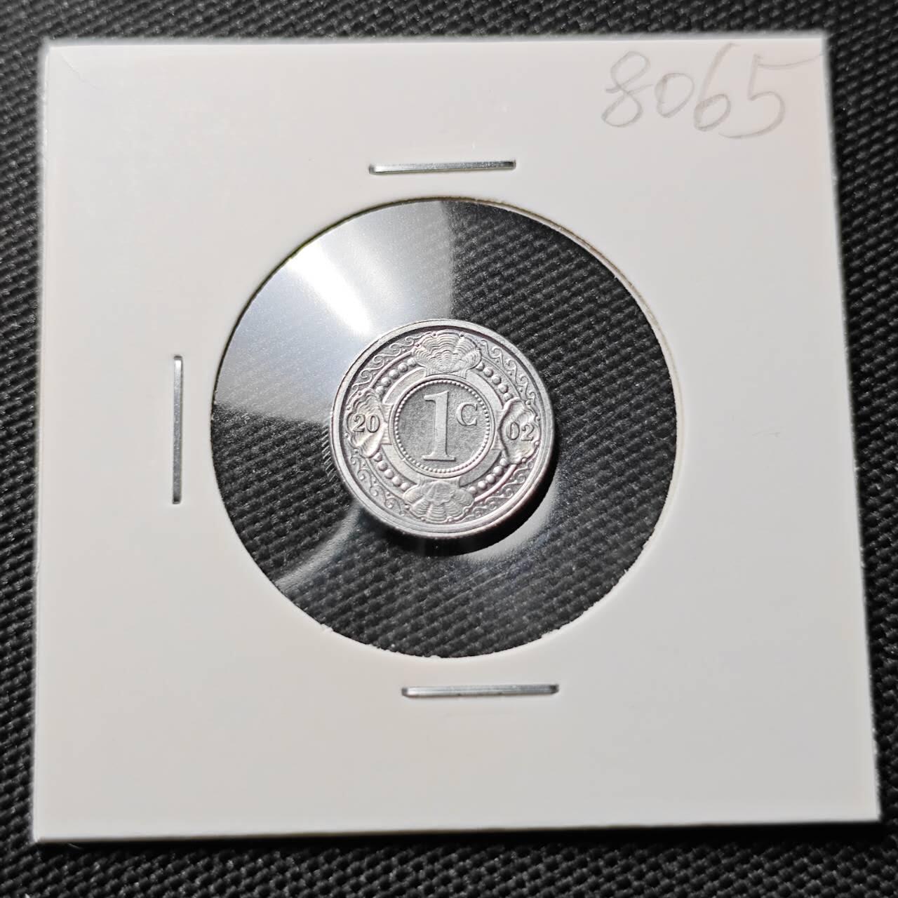 KK钱币收藏小铺 第380期  2月预留时间 周末发货  2002荷属安地列斯1分