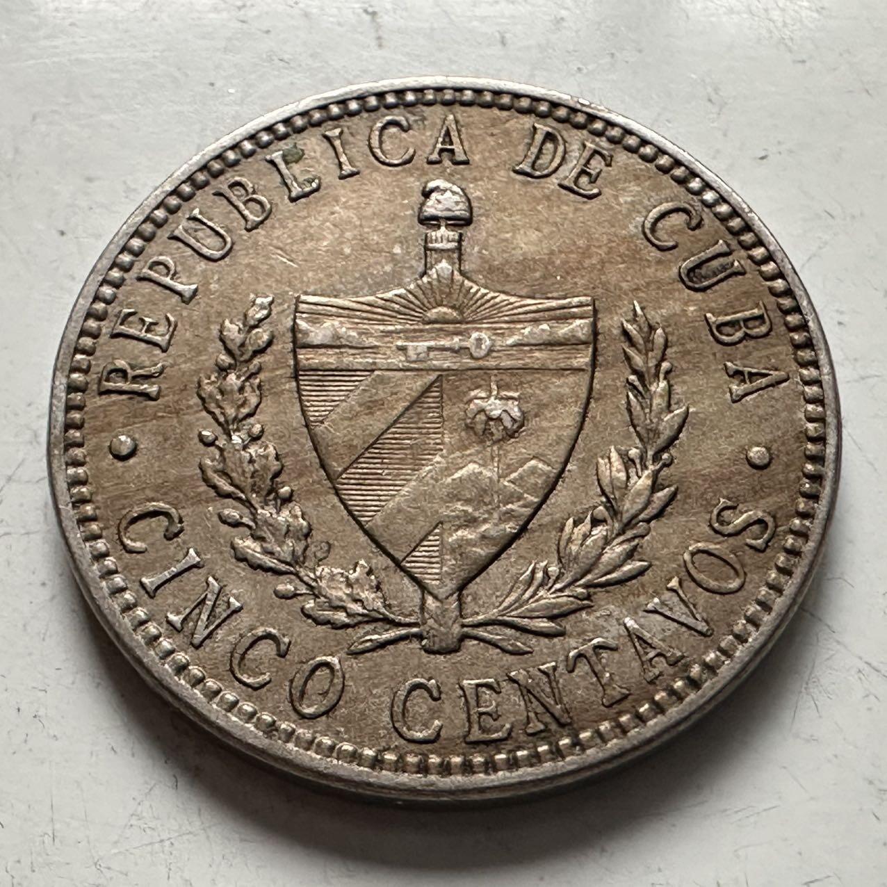 🌹外币初藏🌹🐯2025年第141场  每周二四六晚8️⃣点 接代拍 古巴1915年五分