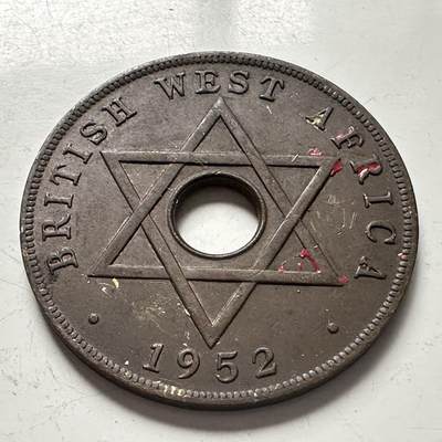 🌹外币初藏🌹🐯2025年第141场  每周二四六晚8️⃣点 接代拍 - 英属西非1952年1便士