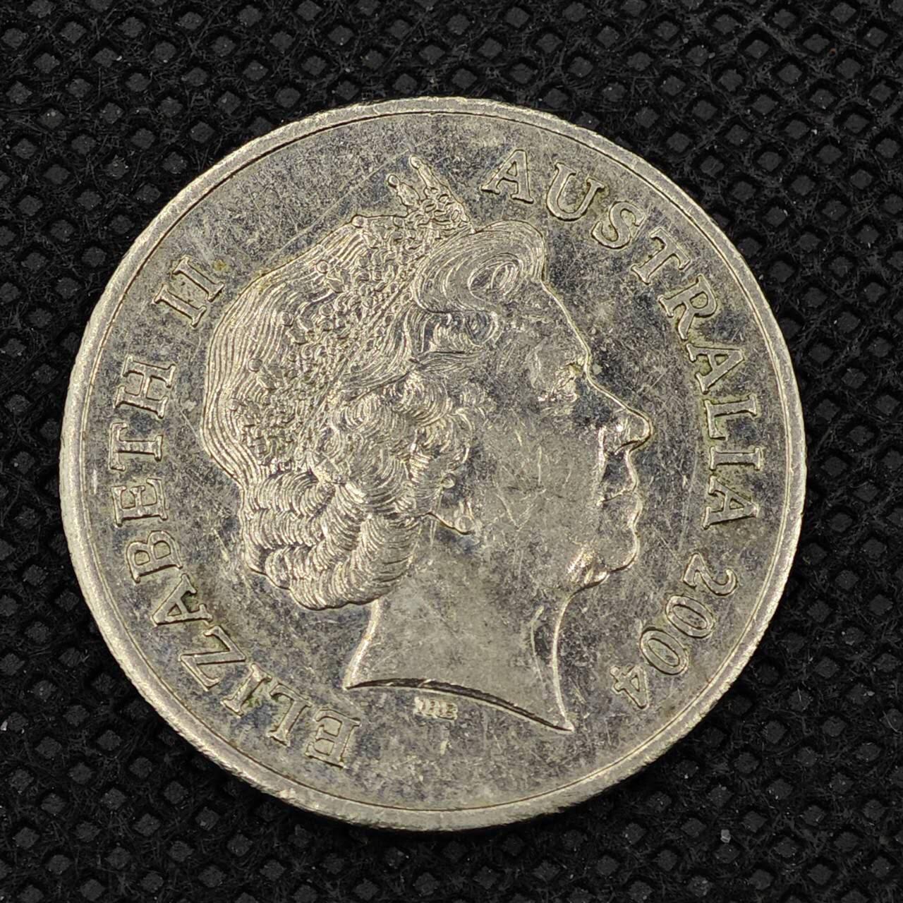 【淘币小摊】实时拍第八百三十一拍   散币场   满百包邮可预留二周 每周一统一发货    澳大利亚2004年20分鸭嘴兽