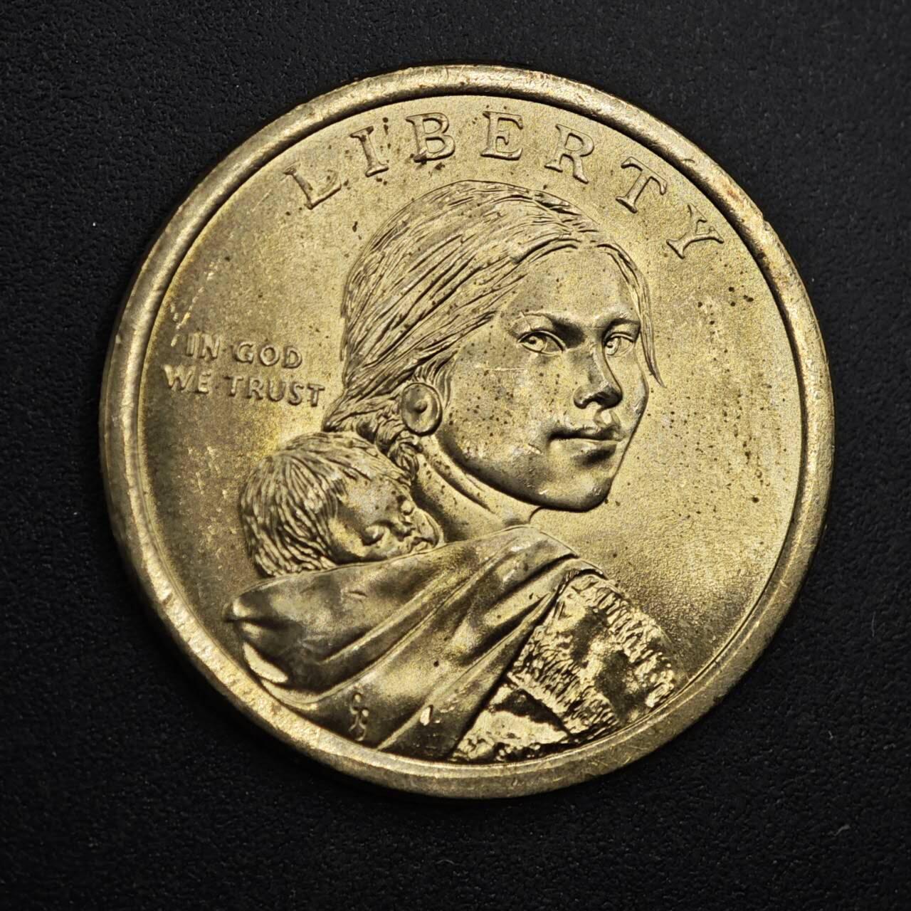 【淘币小摊】实时拍第八百三十一拍   散币场   满百包邮可预留二周 每周一统一发货   美国2018年橄榄球运动员一美元纪念币