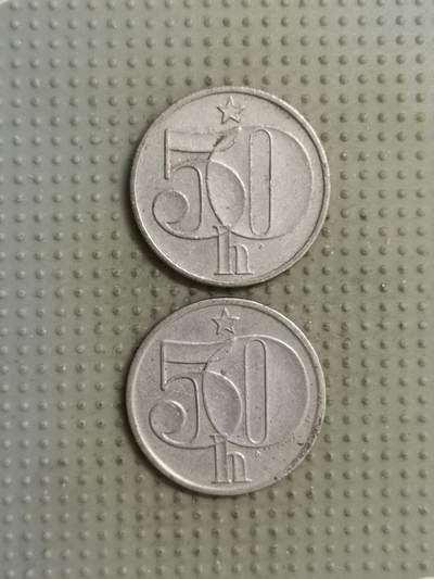 2025年第140场各国散币拍卖（总第140场） - 捷克斯洛伐克50赫勒2枚