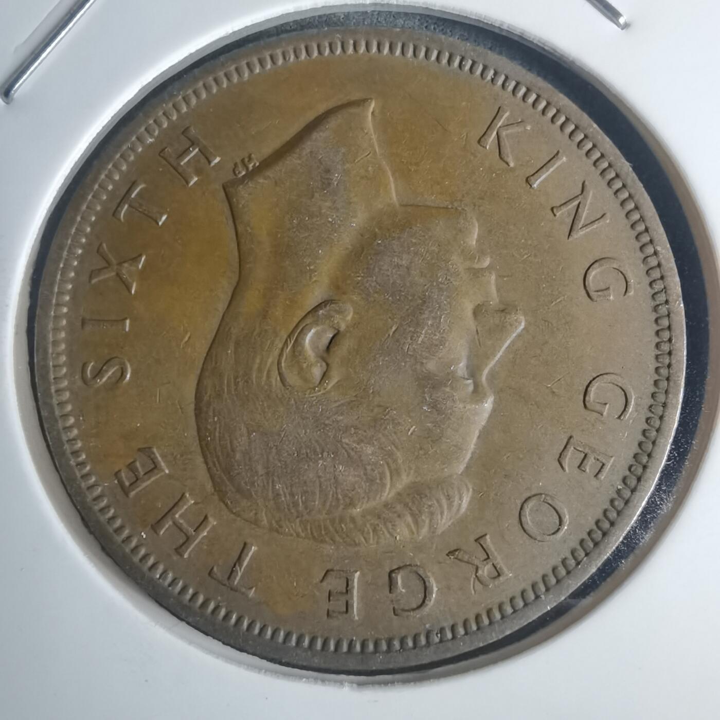 沼泽如烟--第935场 新西兰1952年份1便士