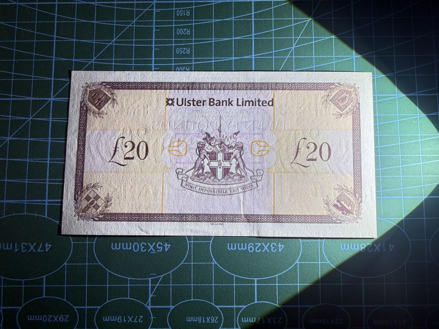 【炜奕收藏】，第五十三期 2014年北爱尔兰阿尔斯特银行20镑，UNC品相