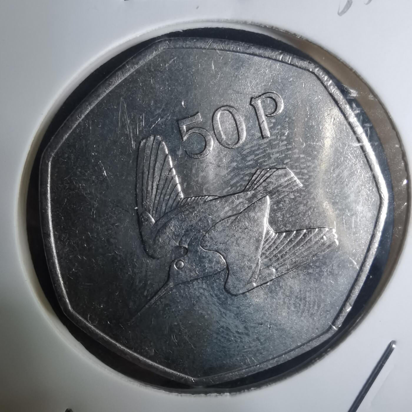 沼泽如烟--第935场 爱尔兰1983年50便士