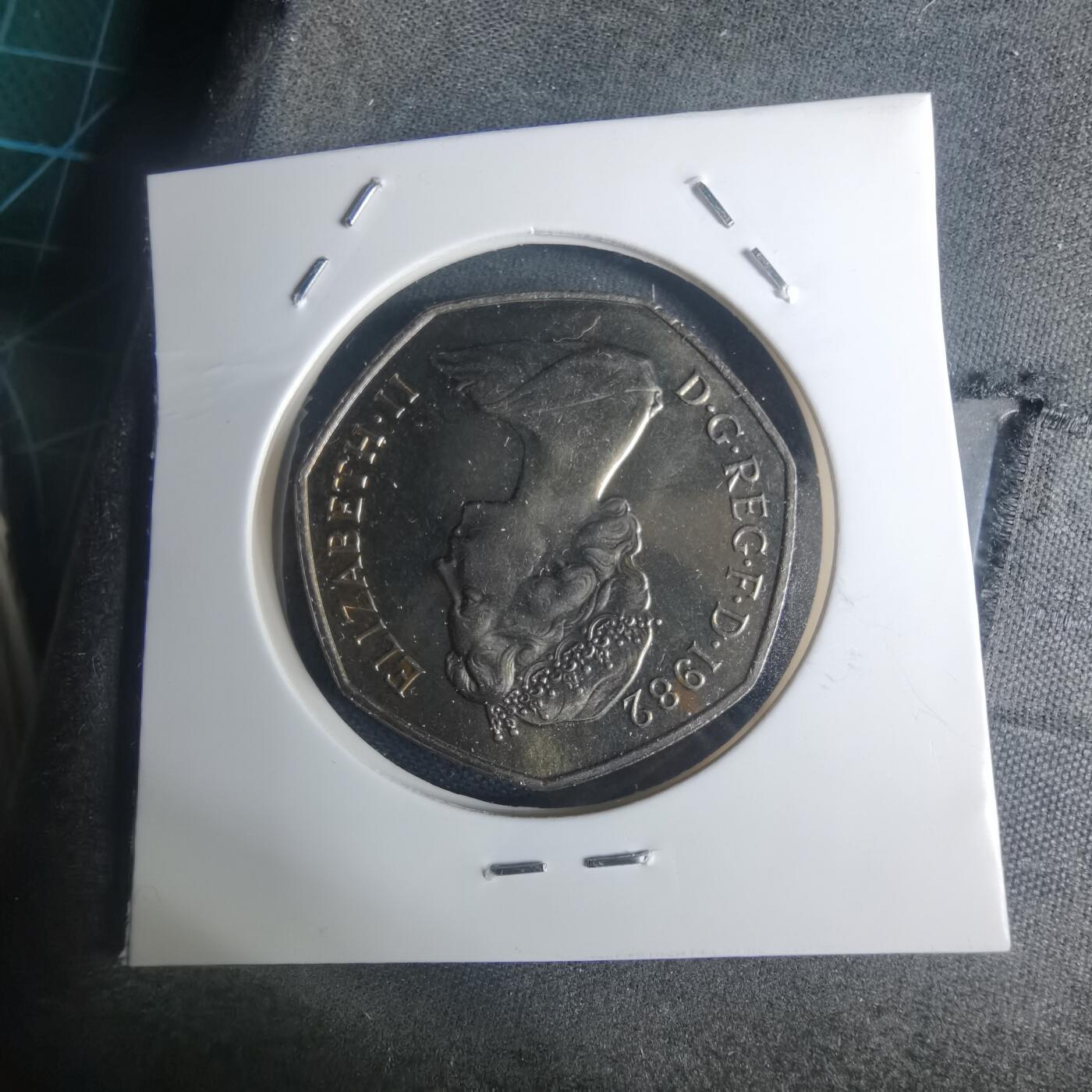 沼泽如烟--第935场 英国1982年50便士