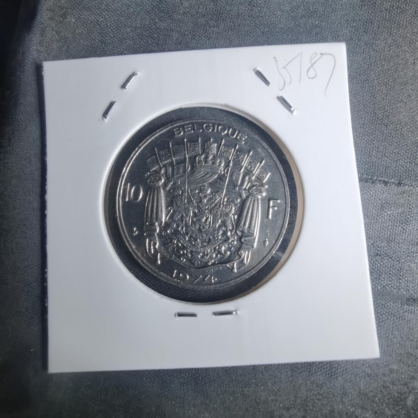沼泽如烟--第935场 比利时1974年10法郎