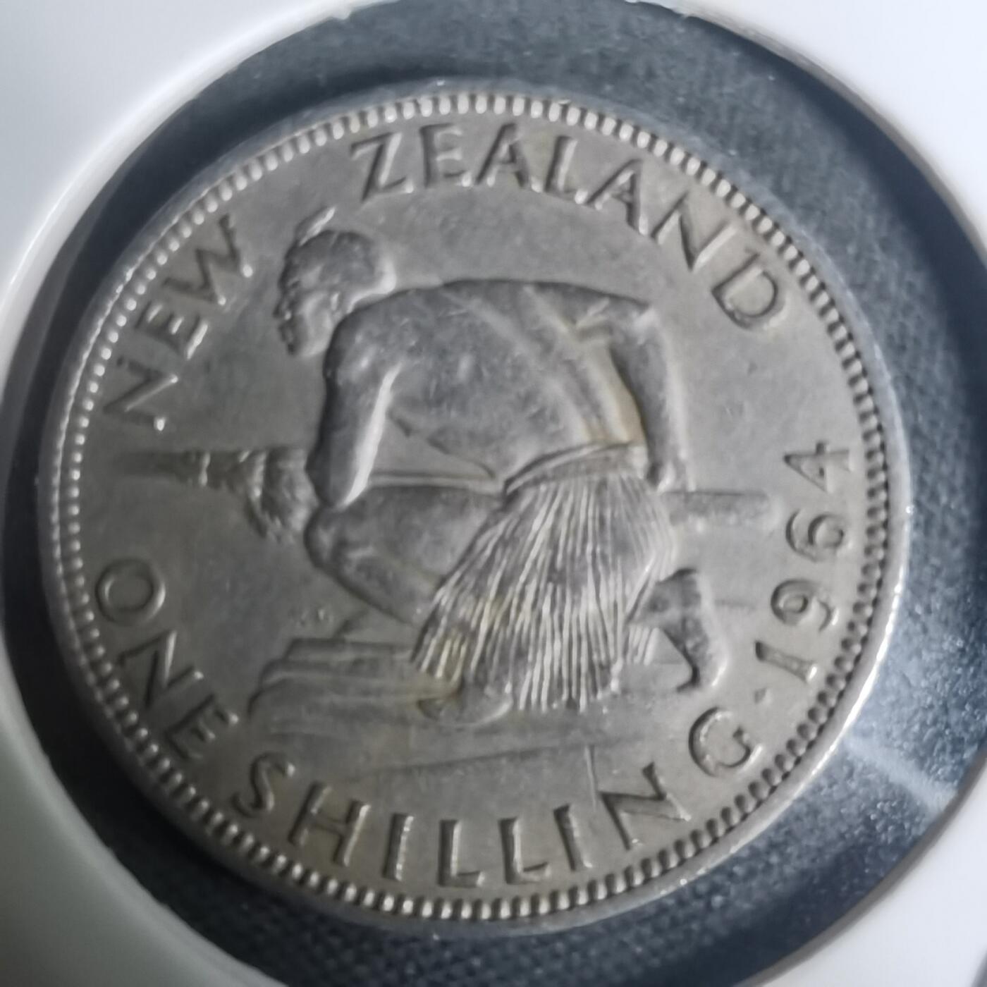 沼泽如烟--第934场 新西兰1964年1先令