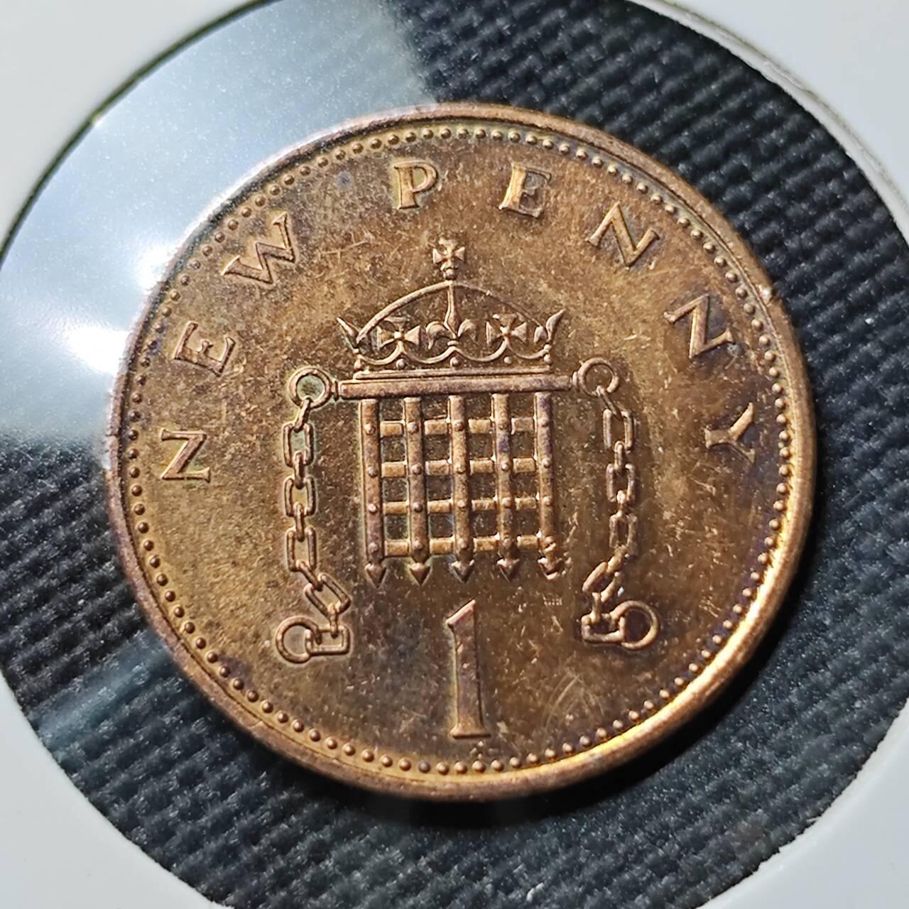 KK钱币收藏小铺 第380期  2月预留时间 周末发货  1971英国1便士精制