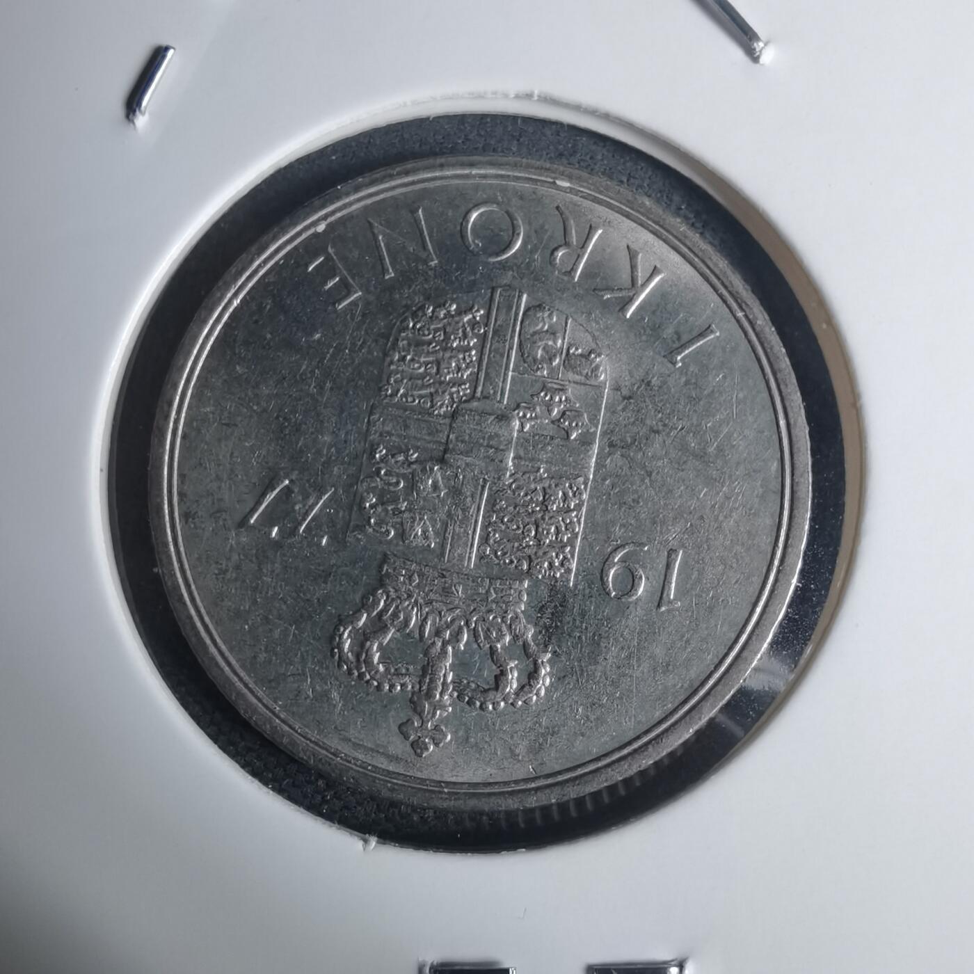 沼泽如烟--第935场 丹麦1977年1克朗