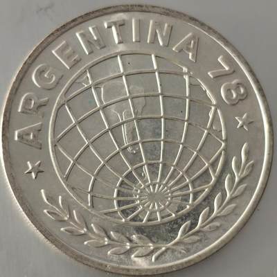 老蟹的宝藏🏴‍☠️ V - 阿根廷1977年3000比索银币Composition	Silver (.900) (Ag 900 Cu 100) Weight	25 g