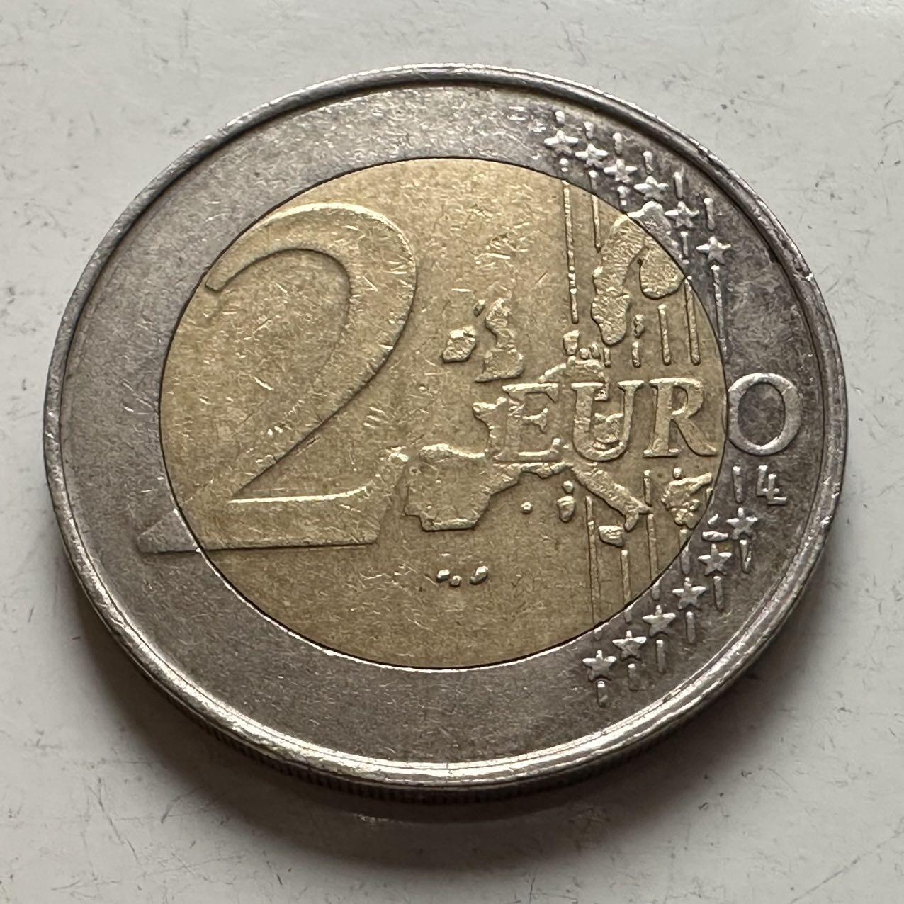 🌹外币初藏🌹🐯2025年第141场  每周二四六晚8️⃣点 接代拍 比利时2000年2欧元