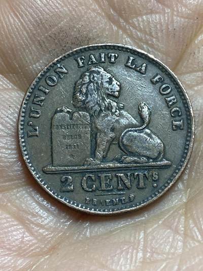 2025年第一百三十七场(总第一百六十三场）外国好品散币场(免佣金) - 比利时🇧🇪1905年2分(利奥波德二世时期，法语版)