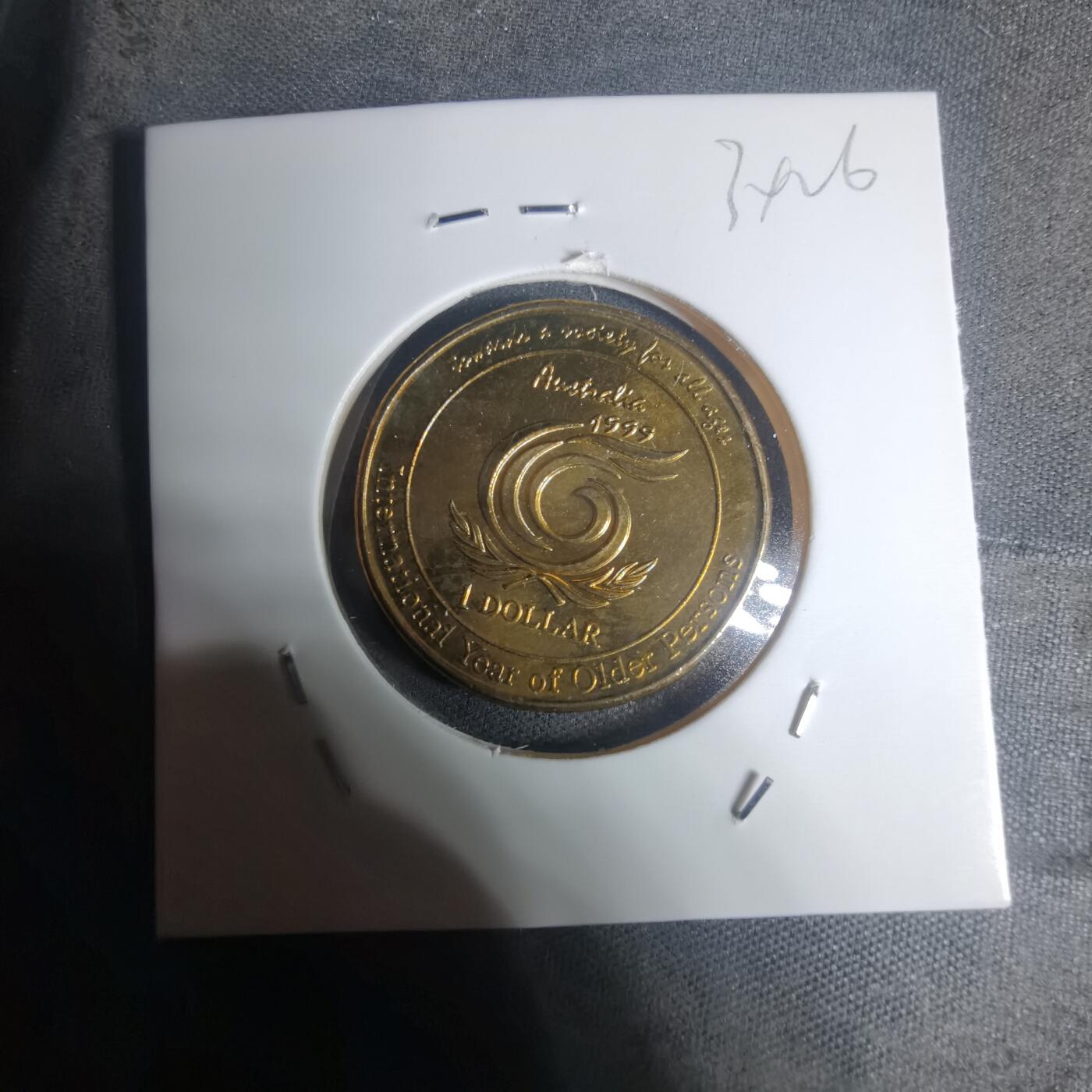 沼泽如烟--第934场 澳大利亚1999年一元纪念币