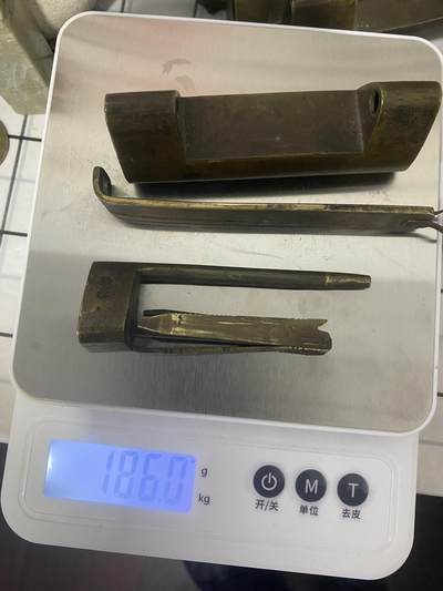 江南站杂件场 - 清代名家铜锁，带原配钥匙，可以打开