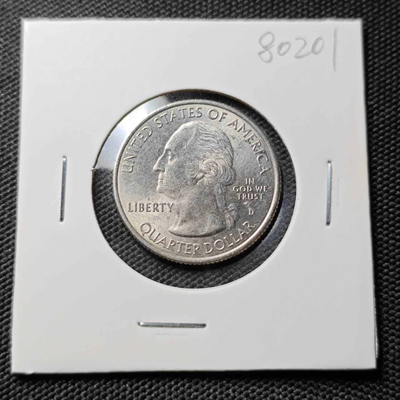 KK钱币收藏小铺 第380期  2月预留时间 周末发货  美国25分纪念币