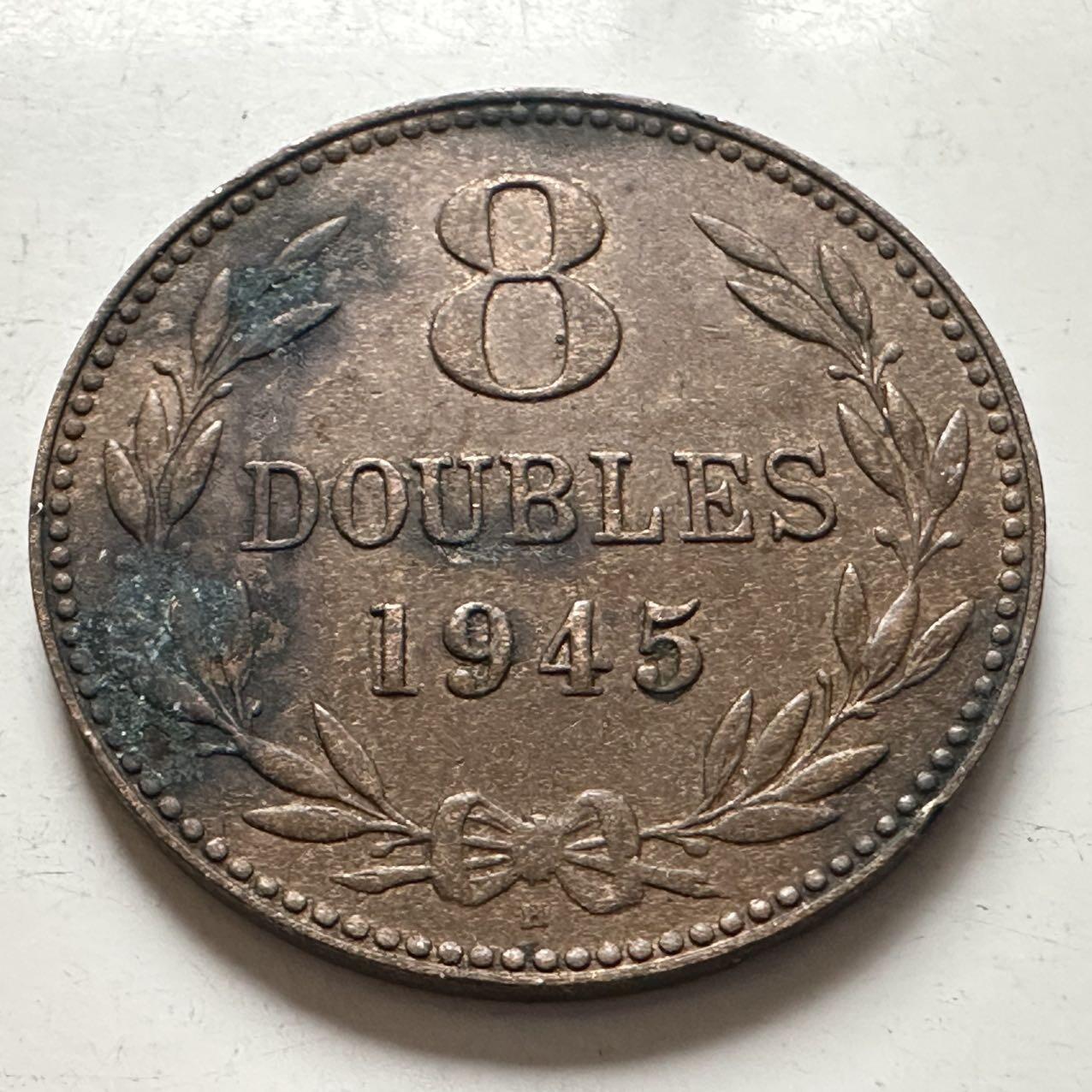 🌹外币初藏🌹🐯2025年第141场  每周二四六晚8️⃣点 接代拍 根西岛1945年8道布