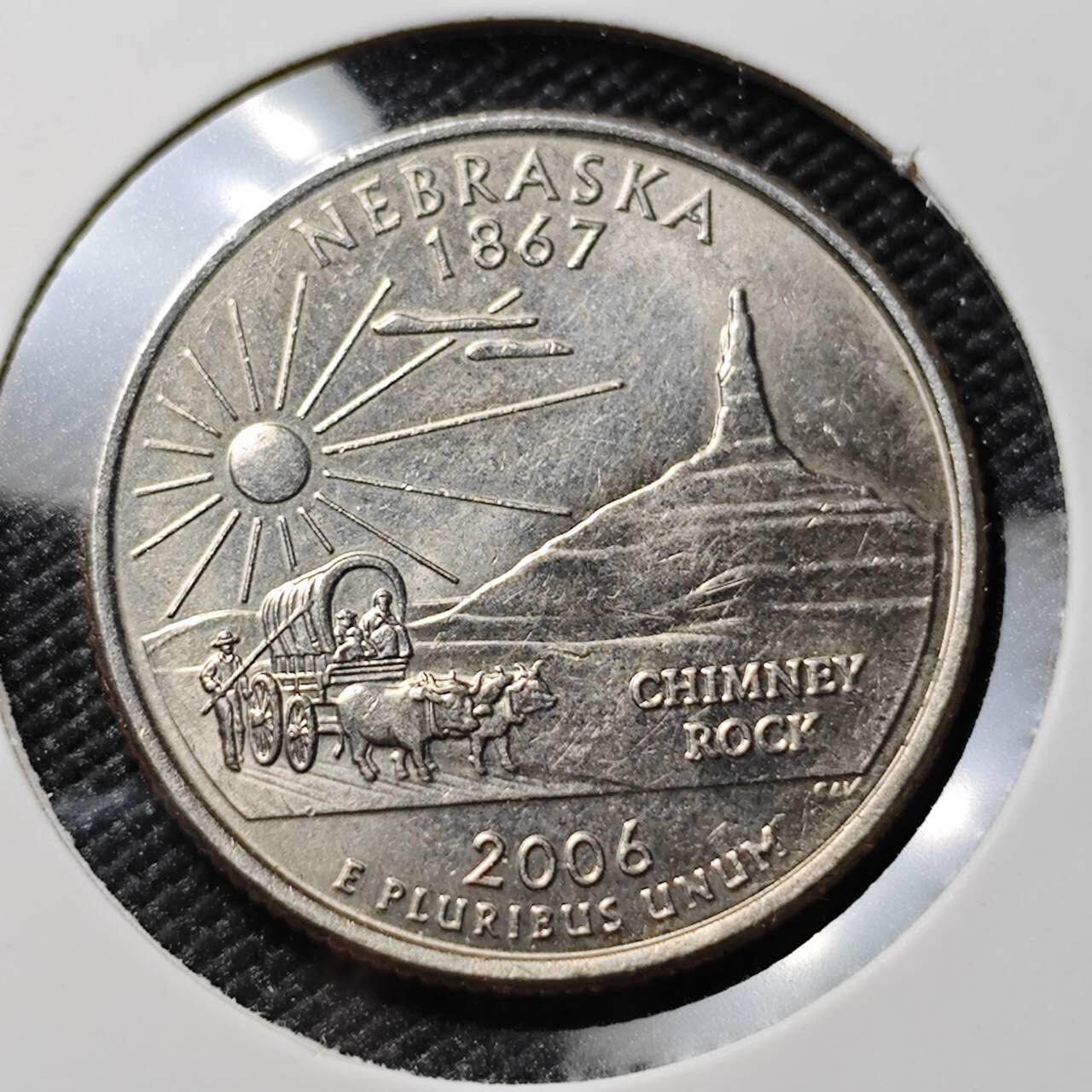 KK钱币收藏小铺 第380期  2月预留时间 周末发货  美国25分纪念币 好品