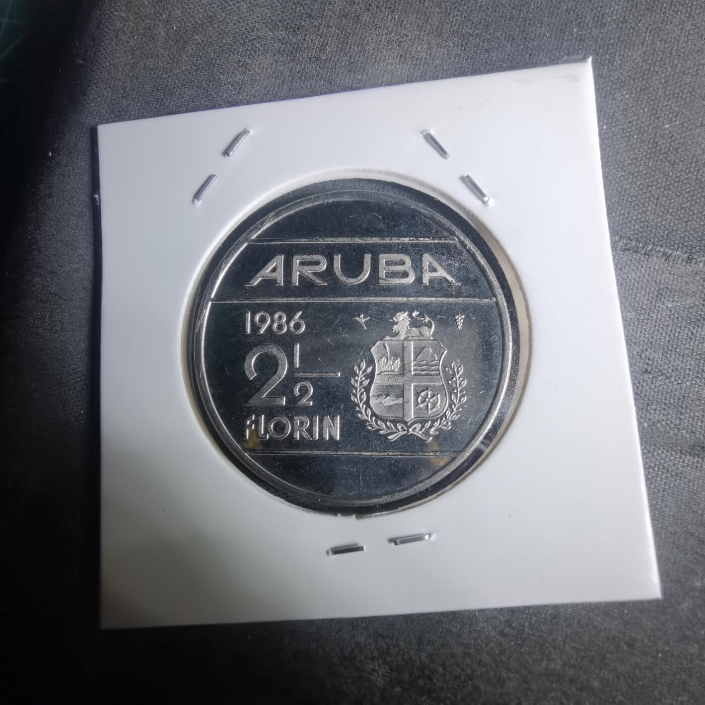 沼泽如烟--第935场 阿鲁巴1986年2.5弗洛林