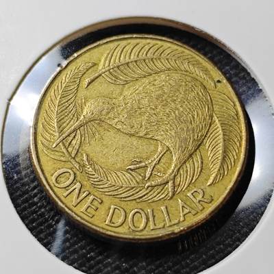 KK钱币收藏小铺 第381期  2月预留时间 周末发货 - 1991新西兰1元 