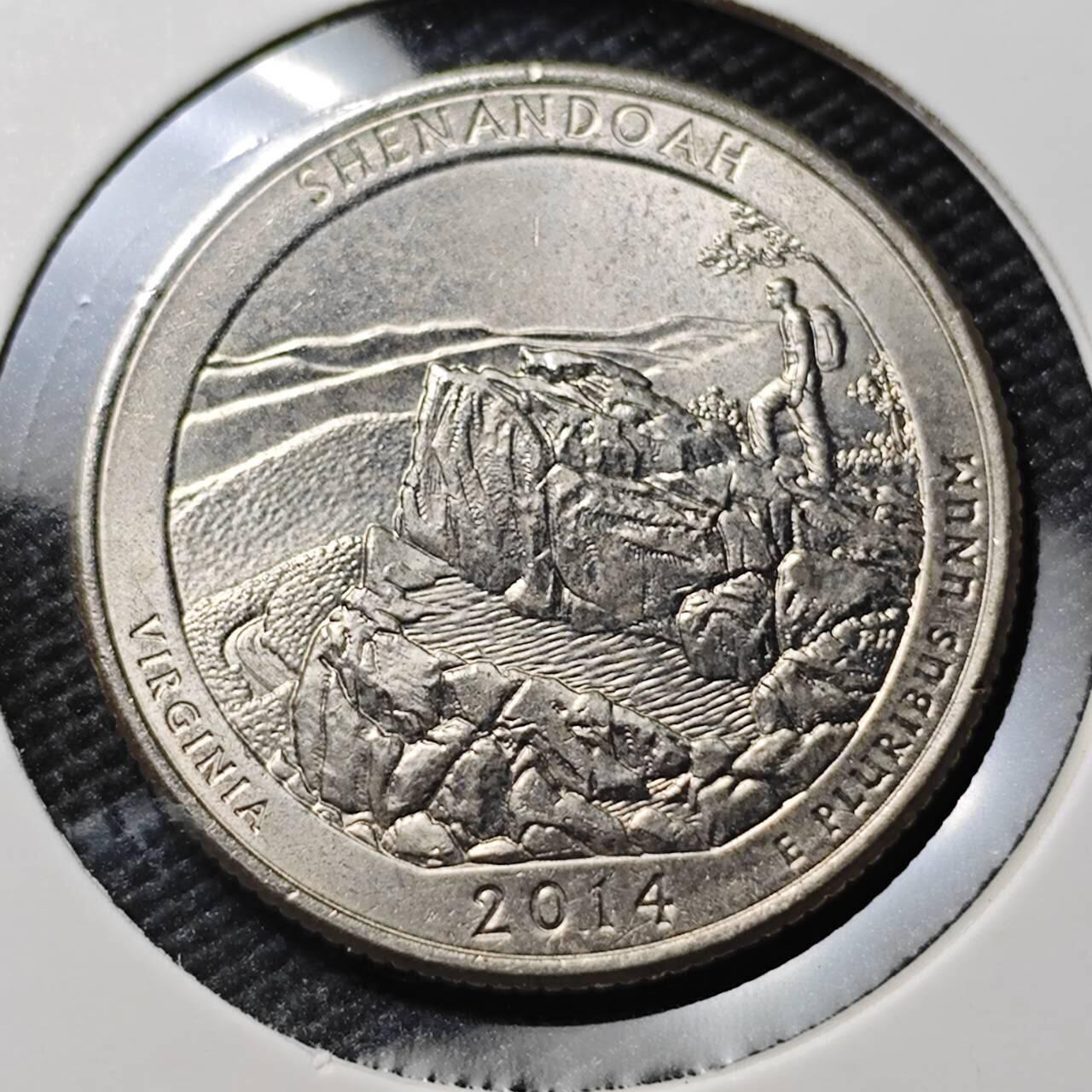 KK钱币收藏小铺 第380期  2月预留时间 周末发货 美国25分纪念币 好品 