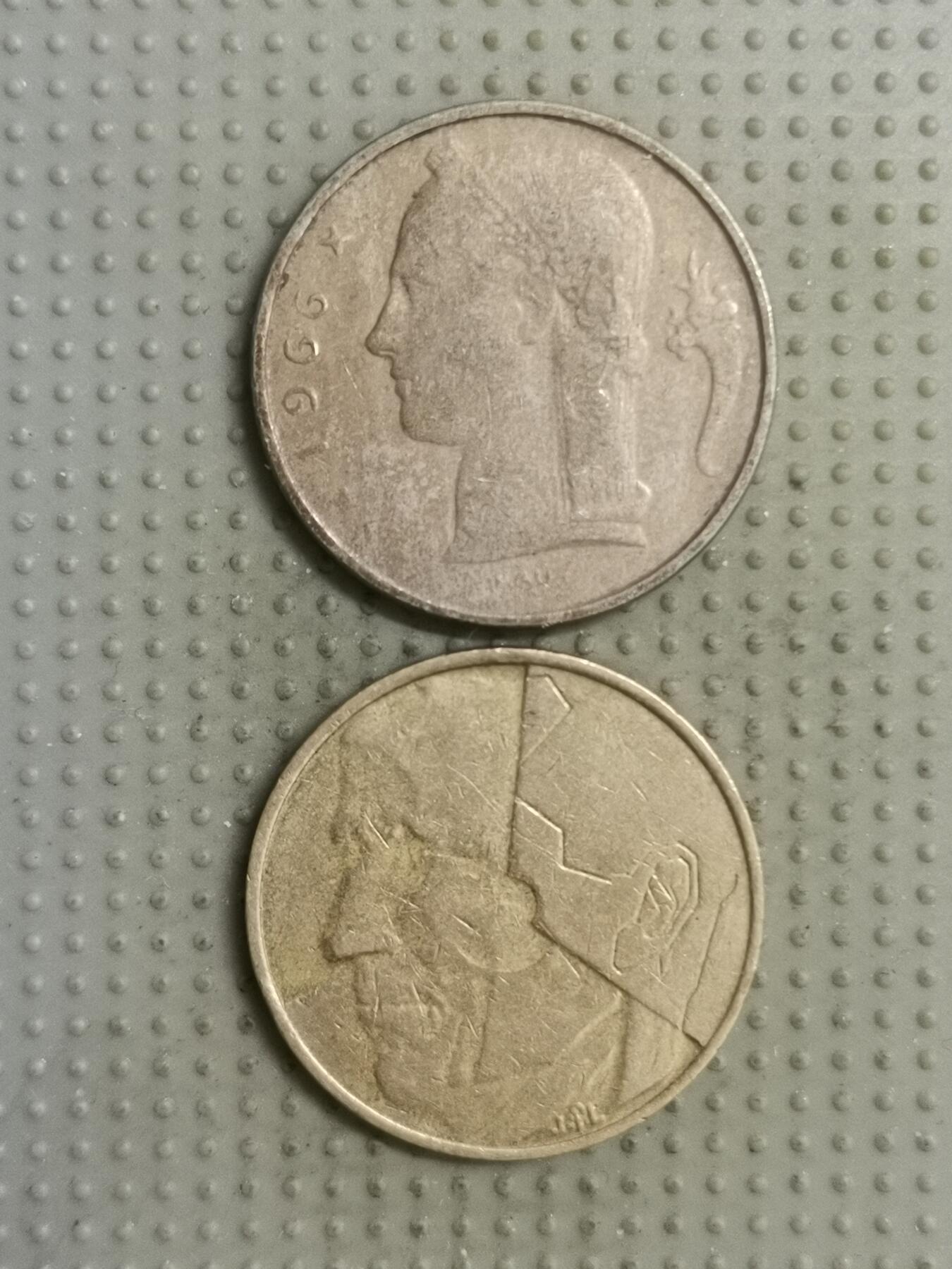 2025年第140场各国散币拍卖（总第140场） 比利时5法郎2枚