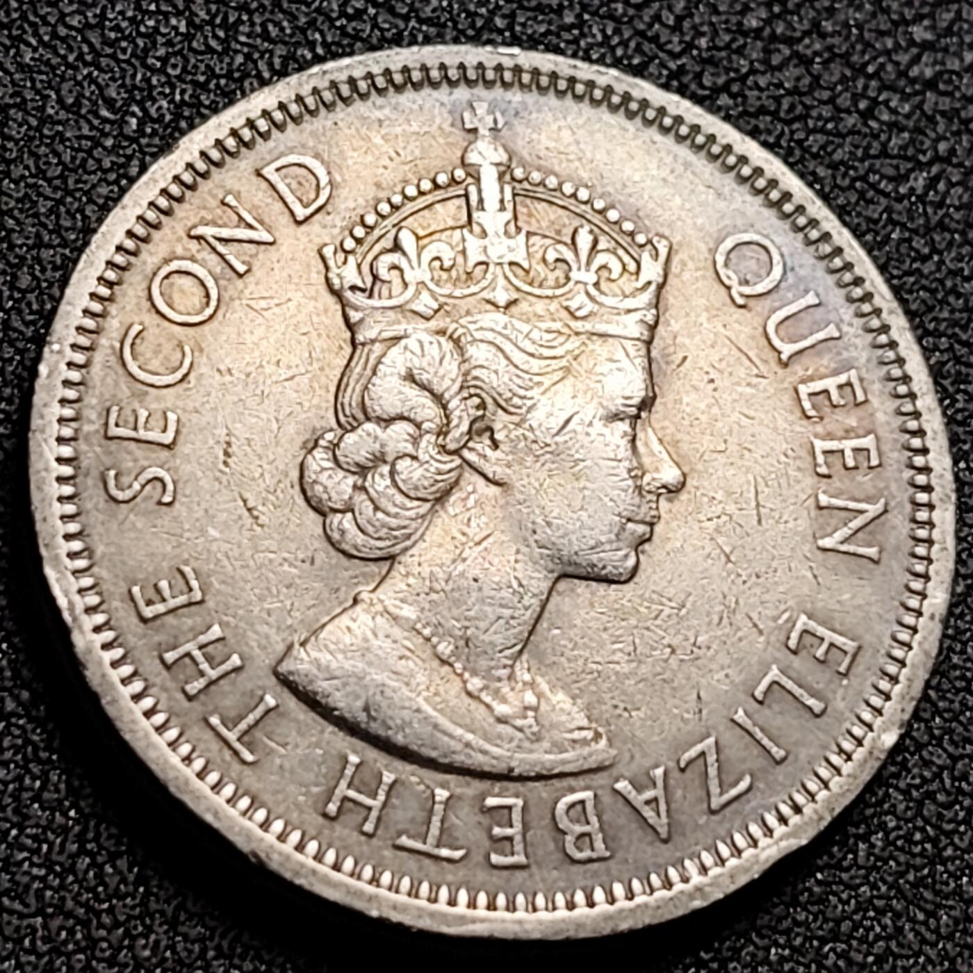 泉币菌-第147场-精品福利场 香港大饼壹圆1960首发年 尖冠女王 铜镍 30mm