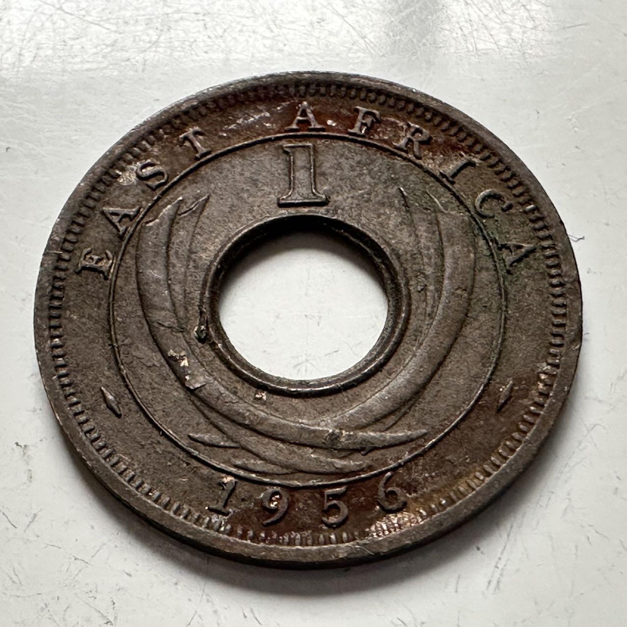 🌹外币初藏🌹🐯2025年第141场  每周二四六晚8️⃣点 接代拍 英属东非1956年一分