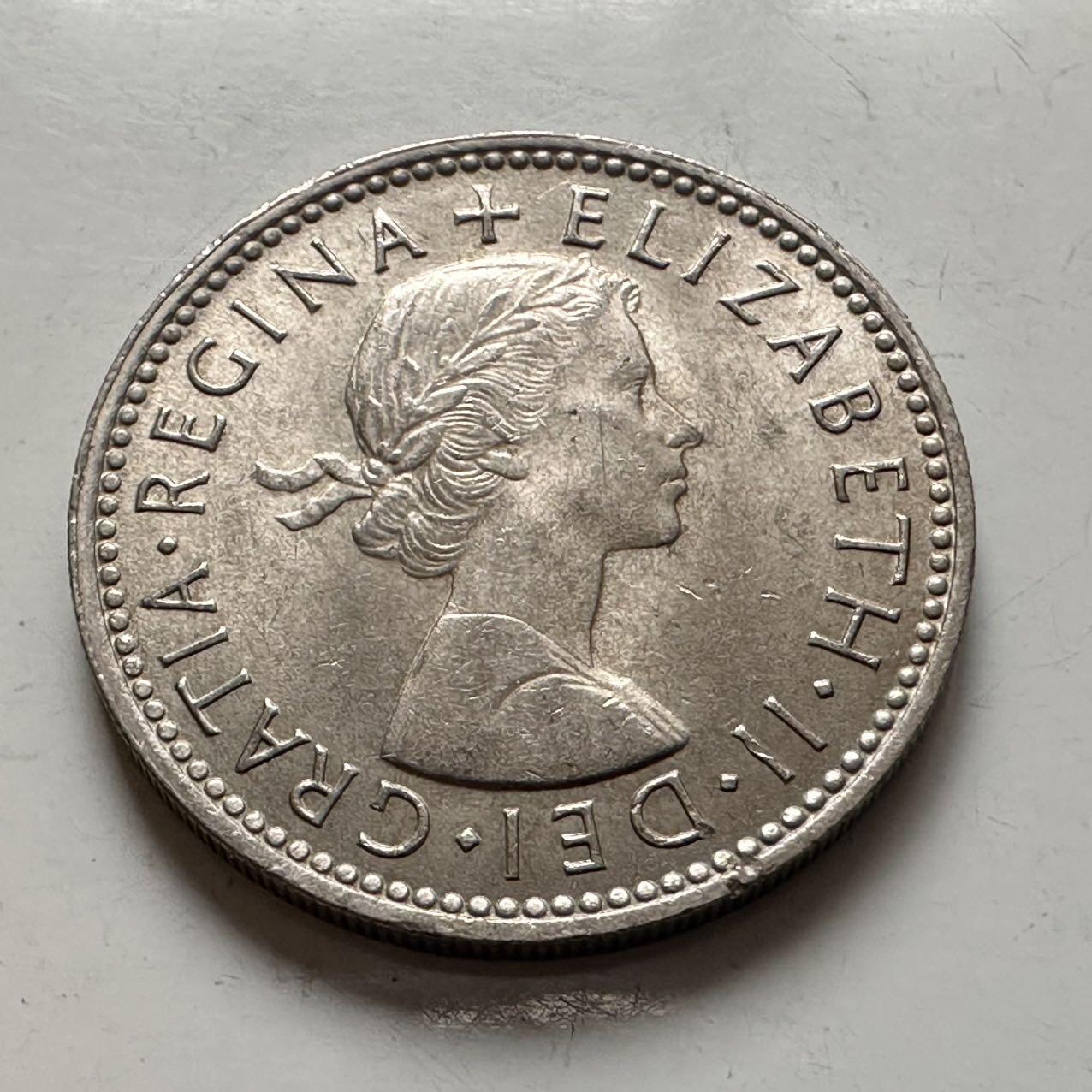 🌹外币初藏🌹🐯2025年第141场  每周二四六晚8️⃣点 接代拍 英国1966年一先令