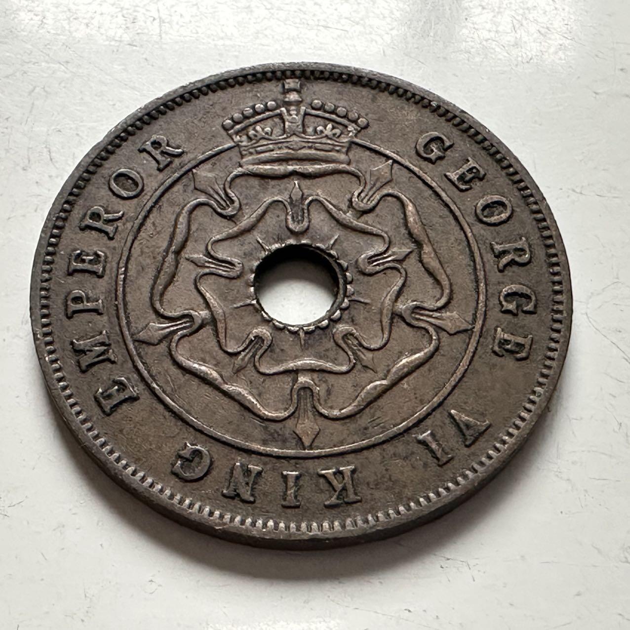 🌹外币初藏🌹🐯2025年第141场  每周二四六晚8️⃣点 接代拍 南罗得西亚1947年一便士