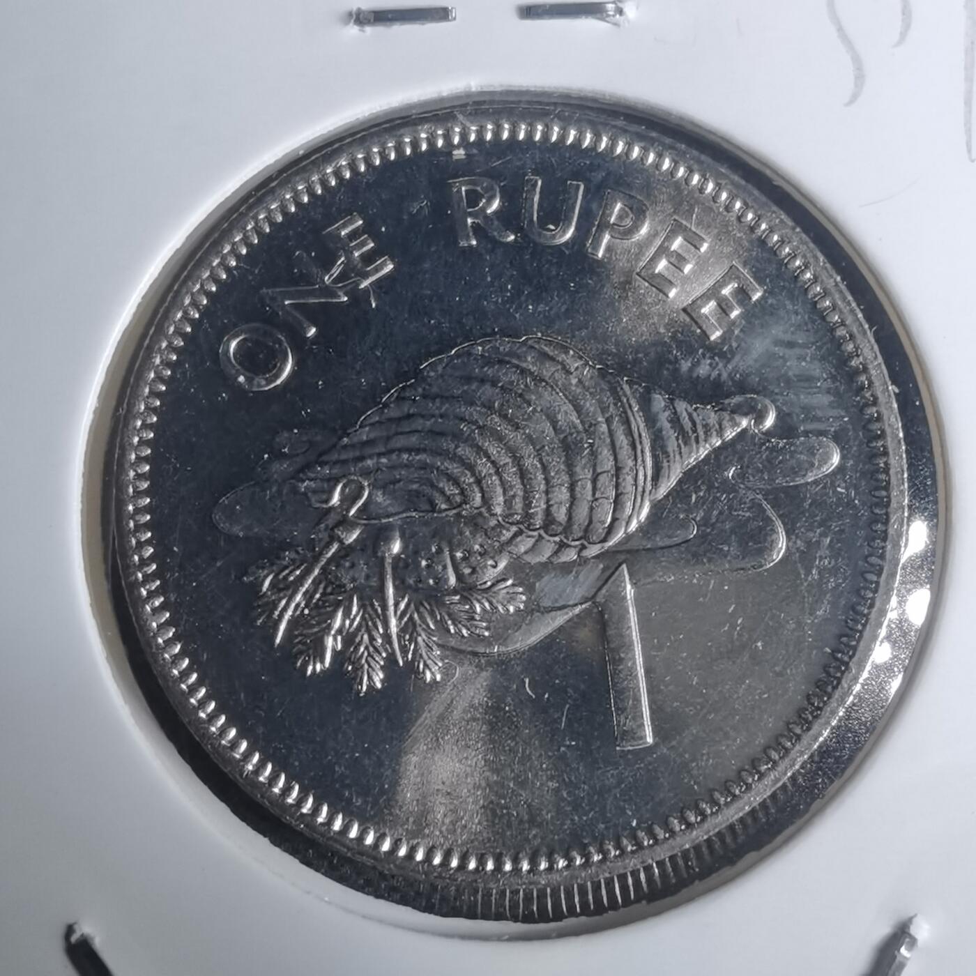 沼泽如烟--第935场 塞舌尔1982年1卢比