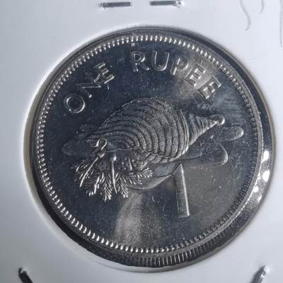 沼泽如烟--第935场 - 塞舌尔1982年1卢比