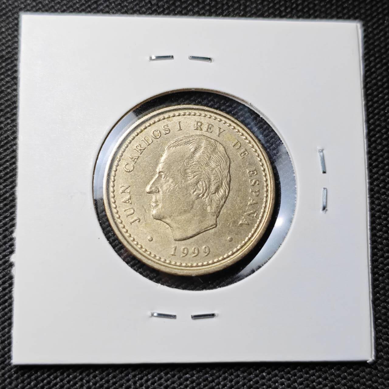 KK钱币收藏小铺 第380期  2月预留时间 周末发货  西班牙100比塞塔纪念币