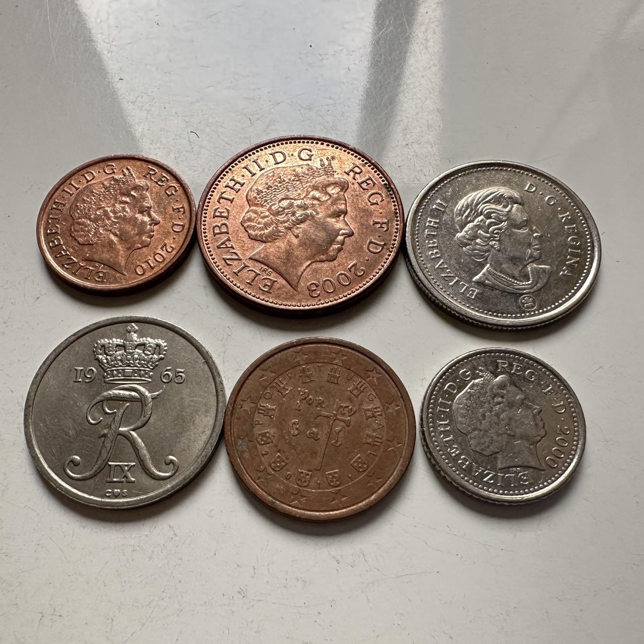 🌹外币初藏🌹🐯2025年第141场  每周二四六晚8️⃣点 接代拍 散币6枚