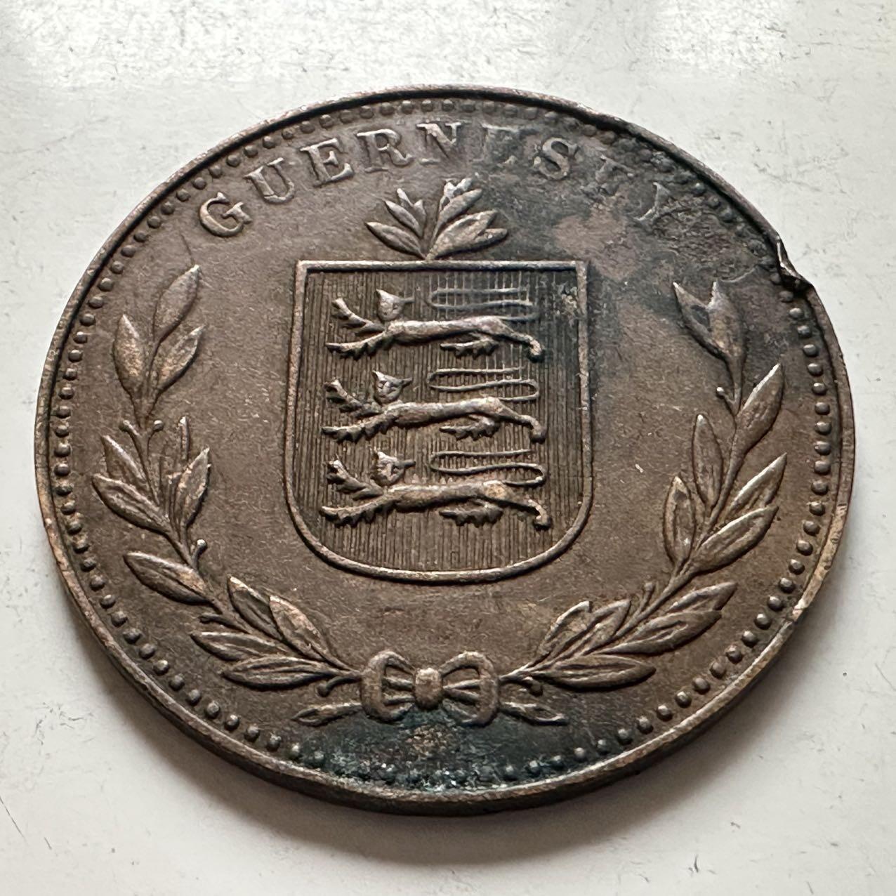 🌹外币初藏🌹🐯2025年第141场  每周二四六晚8️⃣点 接代拍 根西岛1945年8道布