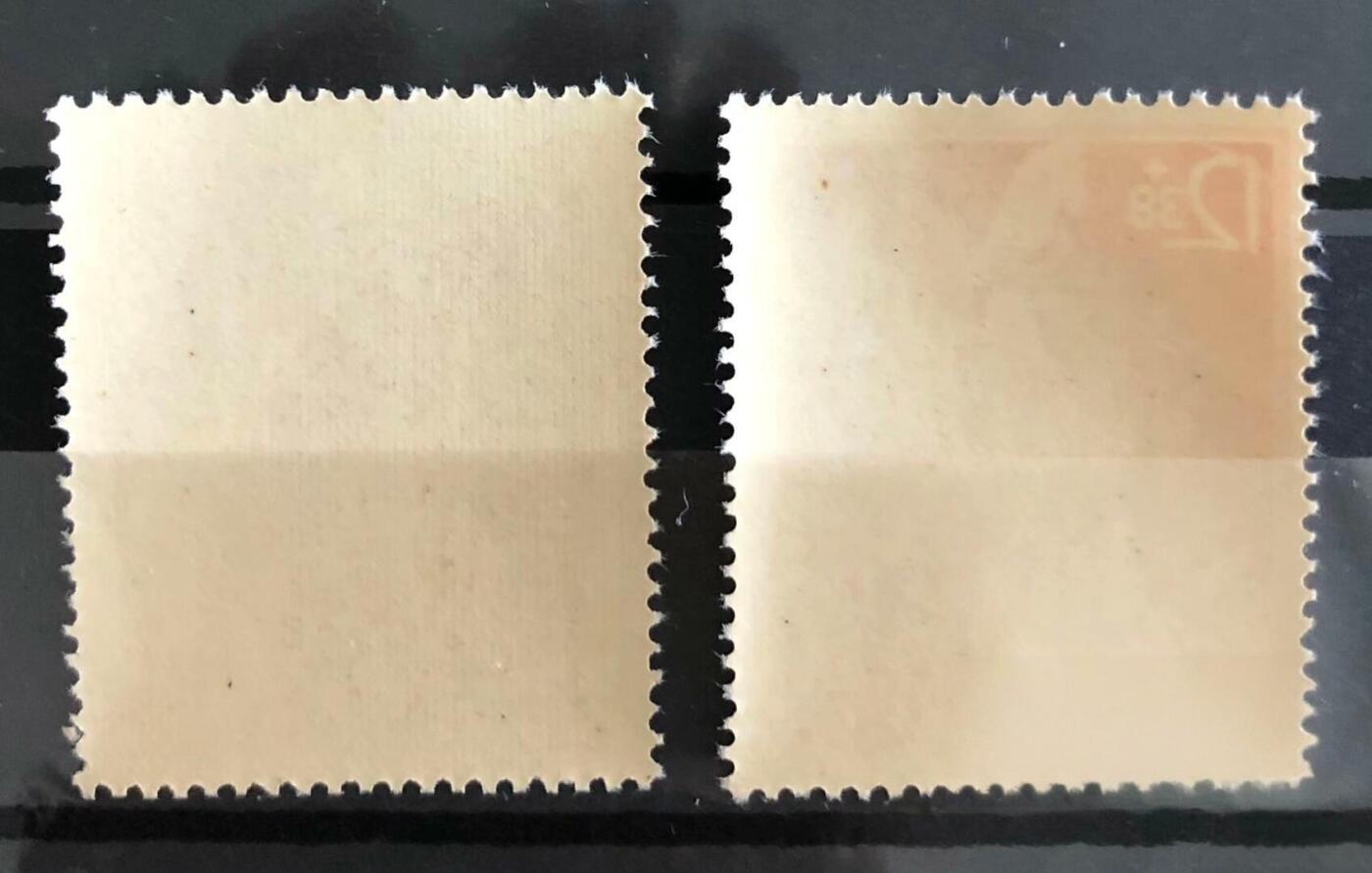 第三帝国最后官方邮票《德意志帝国战斗到底》末日“关门票”一套2枚全