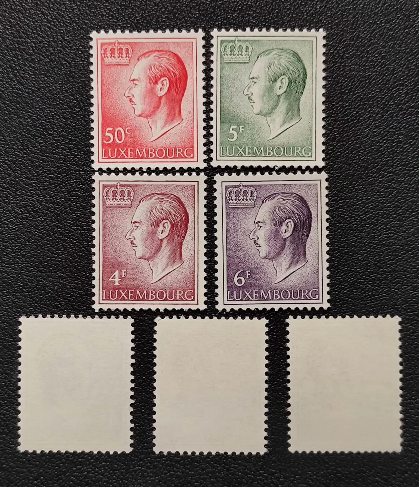 《大公肖像》雕刻版邮票共7枚