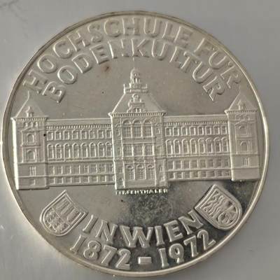 老蟹的宝藏🏴‍☠️ V - 奥地利1972年50先令精制银币Fineness: 0.9000 Weight: 20.0000g