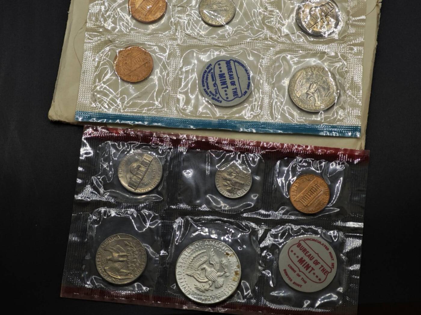 【淘币小摊】实时拍第八百三十拍   银币套币场   满百包邮可预留二周 每周一统一发货   美国1968年肯尼迪套币含1枚银币