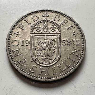 🌹外币初藏🌹🐯2025年第141场  每周二四六晚8️⃣点 接代拍 - 英国1958年一先令
