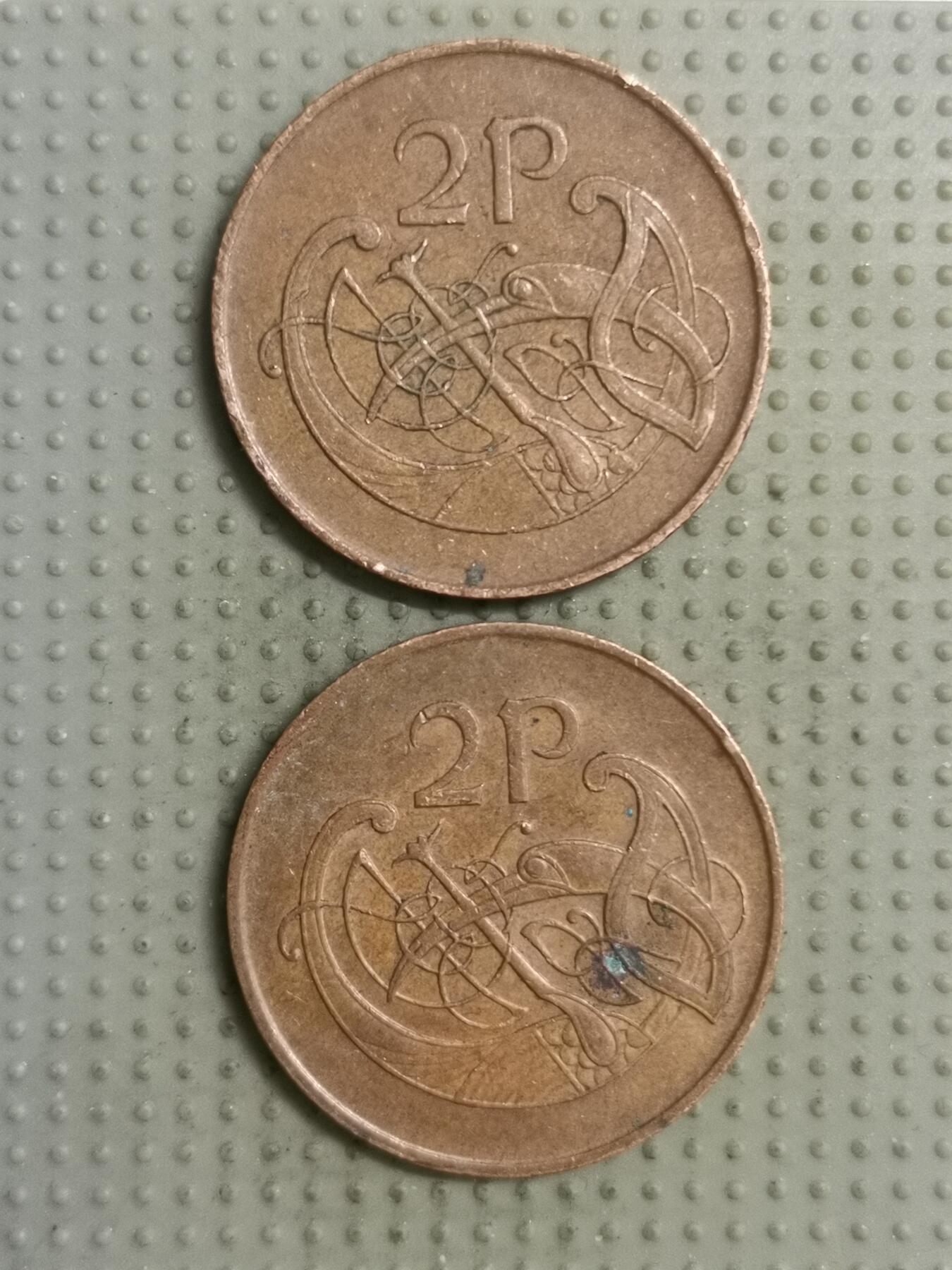 2025年第140场各国散币拍卖（总第140场） 爱尔兰1975年2便士2枚