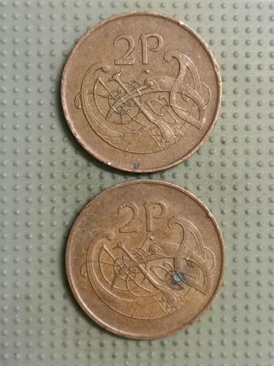 2025年第140场各国散币拍卖（总第140场） - 爱尔兰1975年2便士2枚